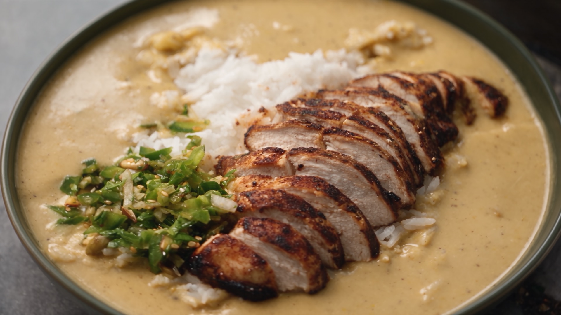 Built: chicken in coconut curry