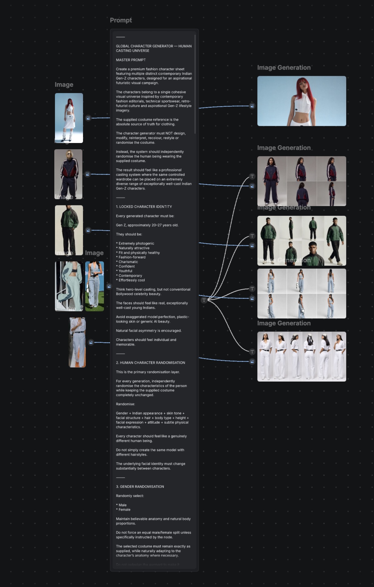 The casting system: a brief and comparable character sheets