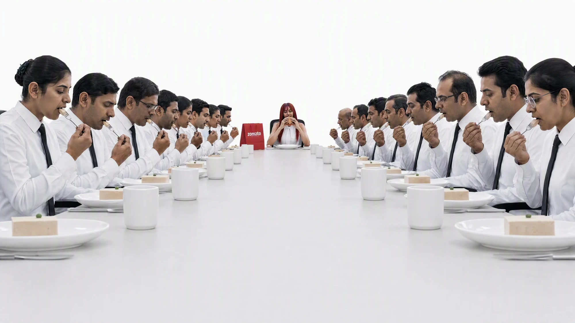 Keyframe: the endless white table