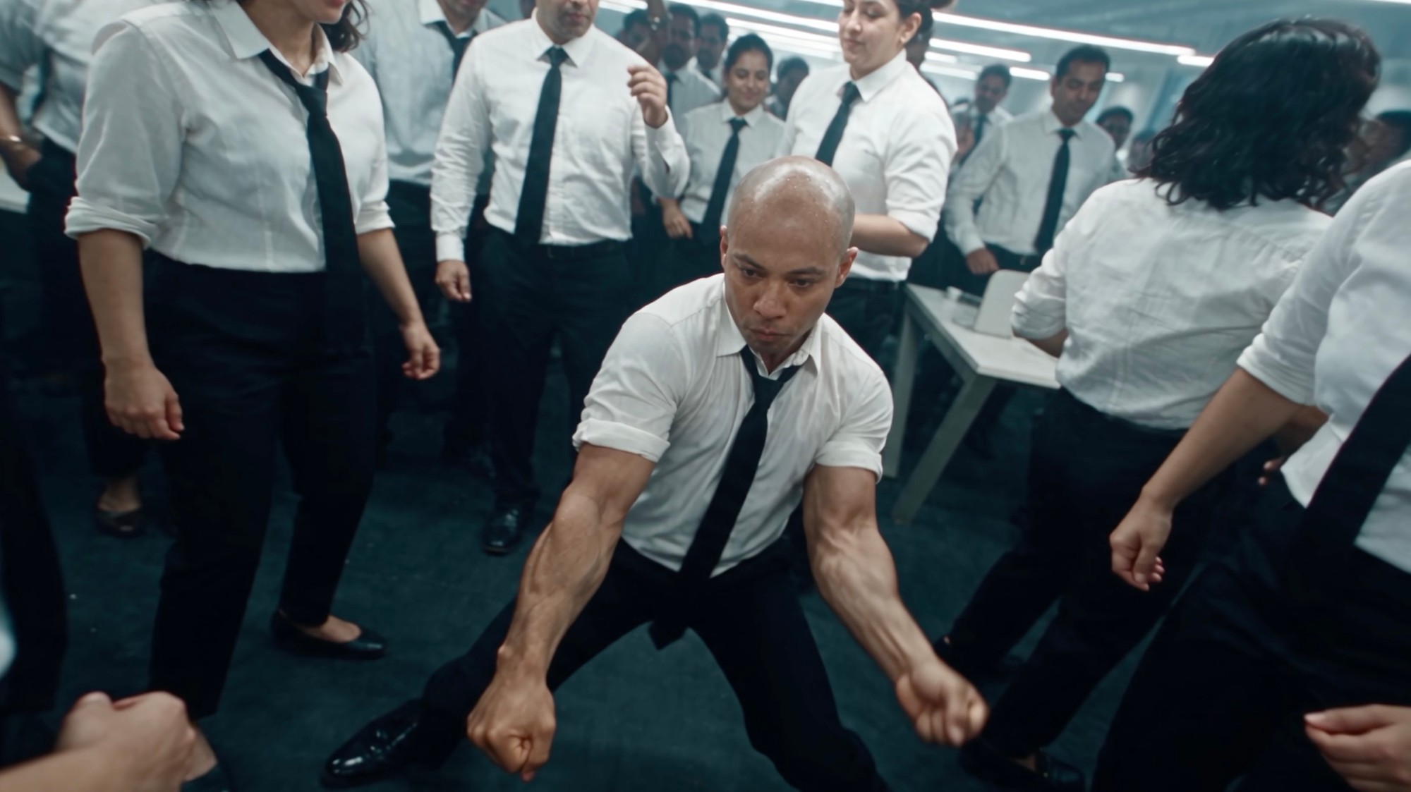 The office in a dance circle