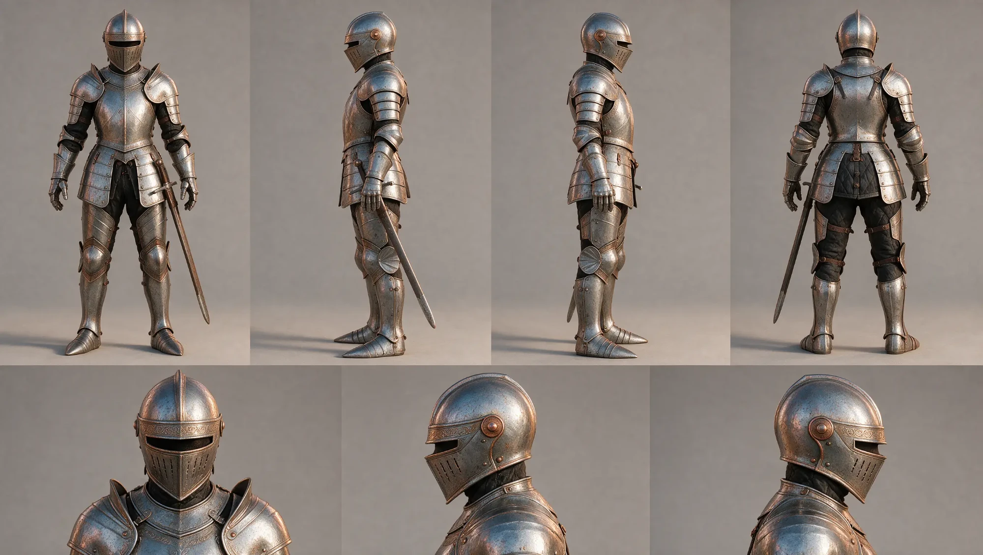 Brother · polished silver, character sheet