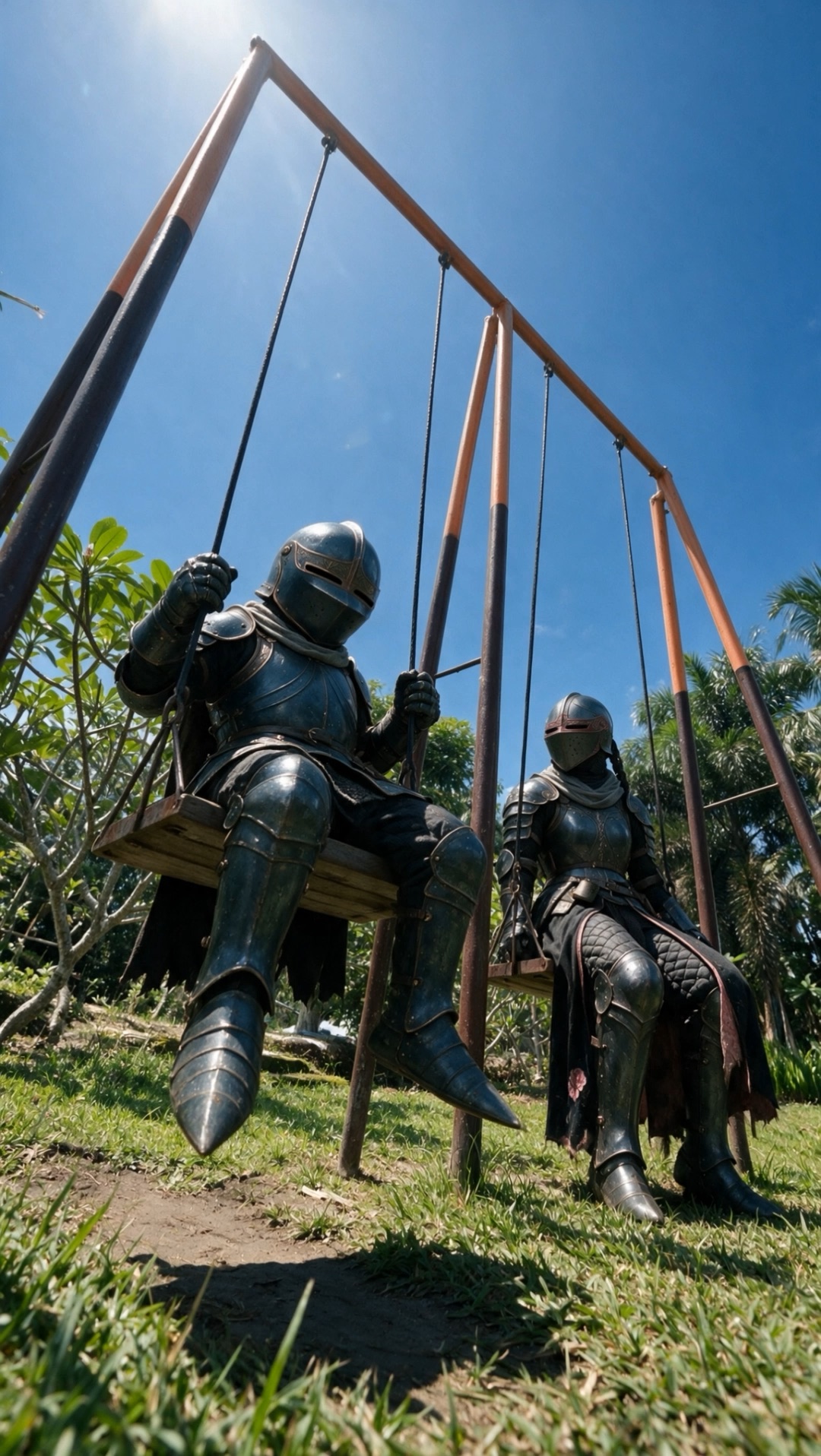 Start frame: the swings